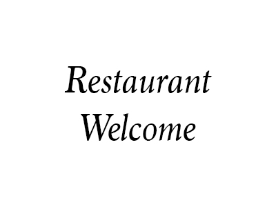 Logo of restaurant Welcome
